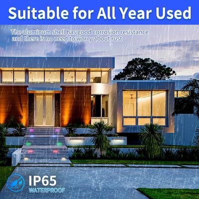 Multicolor LED Casamento Natal Aniversário Passo Iluminação Externa Com Sensor De Movimento