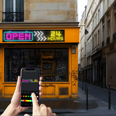 Tela de painel de matriz flexível LED com brilho de 3500 nits, vida útil de 100, tela flexível e tamanho de pixel de 16*96plus