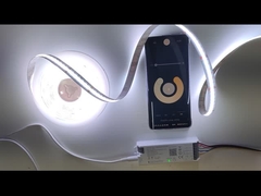 Série de luzes de tira LED com certificação RoHS em comprimento de 6,5 pés com cor branca quente