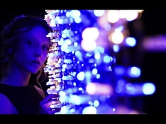 Múltiples modos de cena Luzes inteligentes controladas RGB com brilho ajustável