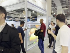 Tecnologia de última geração LED Ecrã transparente flexível