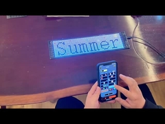 Ecrã LED flexível com tela flexível e tamanho de pixel de 16*96+