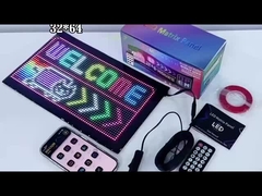 Alto brilho 3500 Nits LED Flexível tela Bluetooth Conexão 1330x192mm