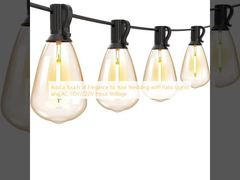 Adicione um Toque de Elegância ao Seu Casamento com Luzes de Pátio e Tensão de Entrada AC 110V/220V