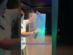 como instalar a tela transparente